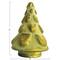 Hello Honey® 6" Matte Green & Gold Embossed Glass Tree